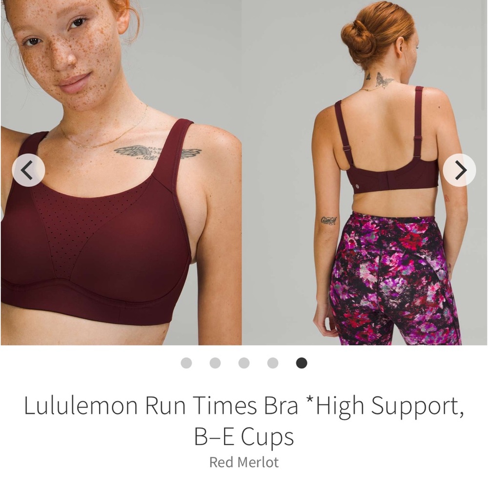 159-$35 *FREE SHIPPING* Lululemon Run Times Bra 32D